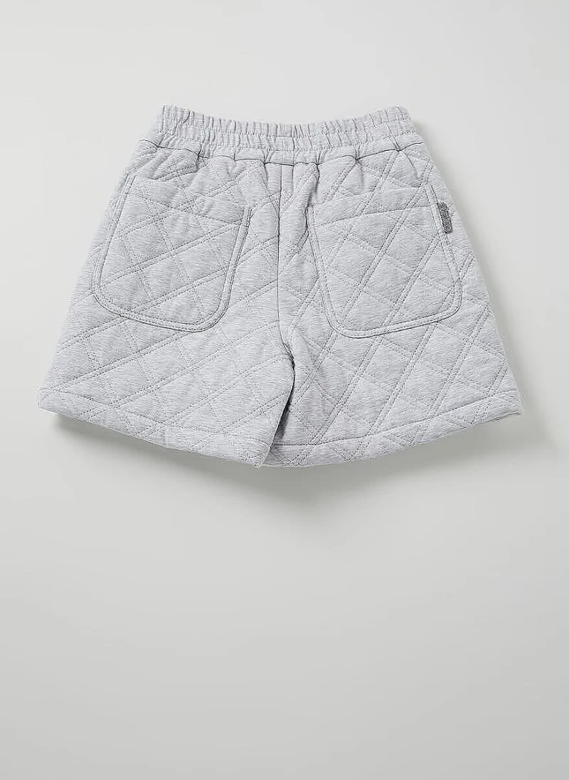 Къс панталон с монили Brunello Cucinelli Kids