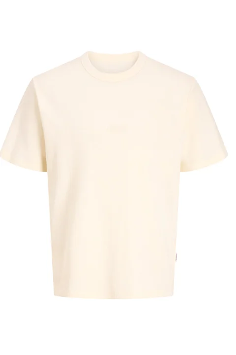 T-Shirt Jcoclub Structure Ss Crew Neck 12289941 11-0106 TCX sweet corn