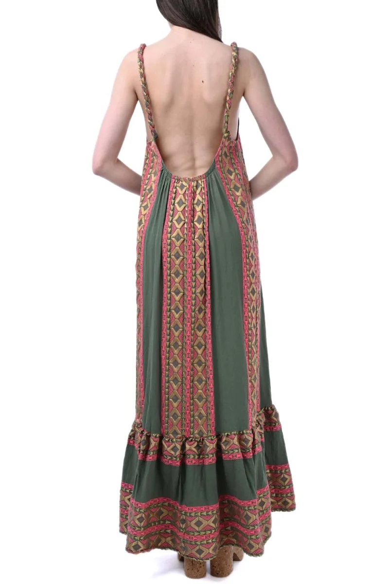 Рокля Μ-8423 khaki — снимка 2