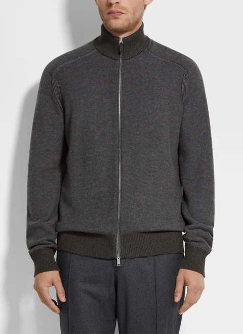 Жилетка от кашмир Zegna — снимка 2