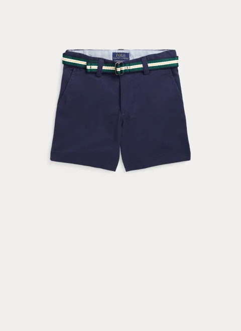 Къс панталон с контрастен колан Ralph Lauren Kids 2-7
