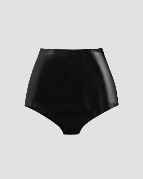 High Waist Latex Briefs