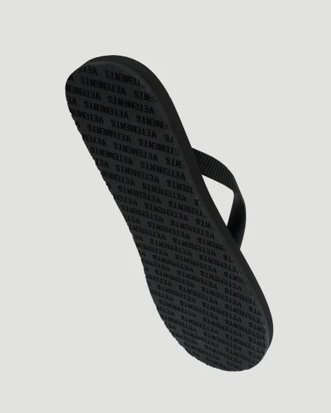 Logo Flip Flops in Black — снимка 3