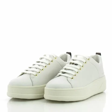 Дамски Сникърс GEOX – D46WVA D SPHERICA ECUB-2 WHITE — снимка 3