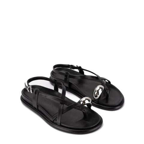 Дамски черни сандали KENNEL & SCHMENGER — снимка 5