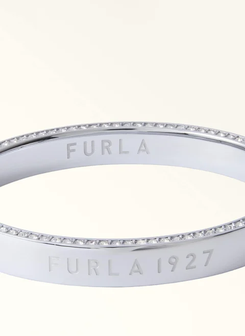 Гривна Furla 1927 Bangle Argento Crystal — снимка 2