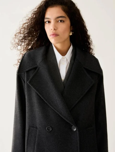Палто от вълна 'Oversized fit' Pennyblack Pbbmandare — снимка 2