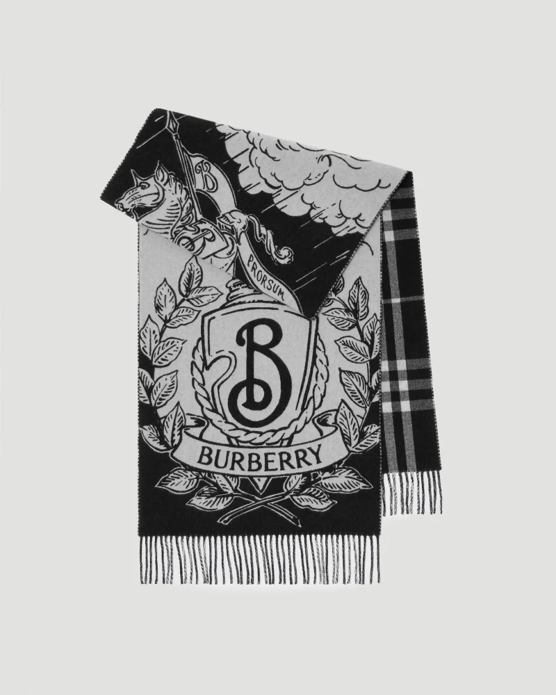 Wide Reversible Stormy Knight Scarf