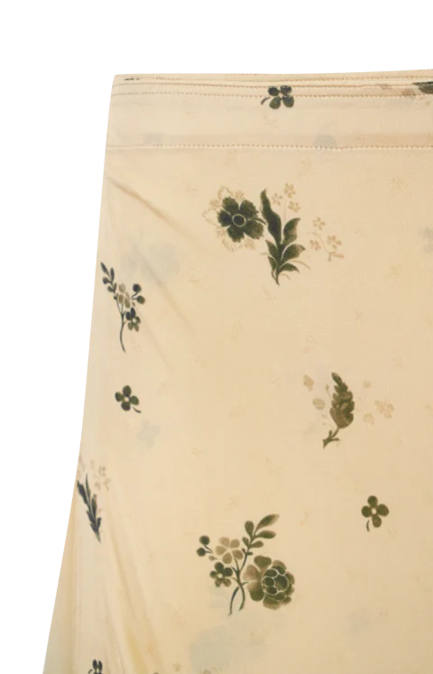 Floral-Print Jersey Maxi Wrap Skirt — снимка 2