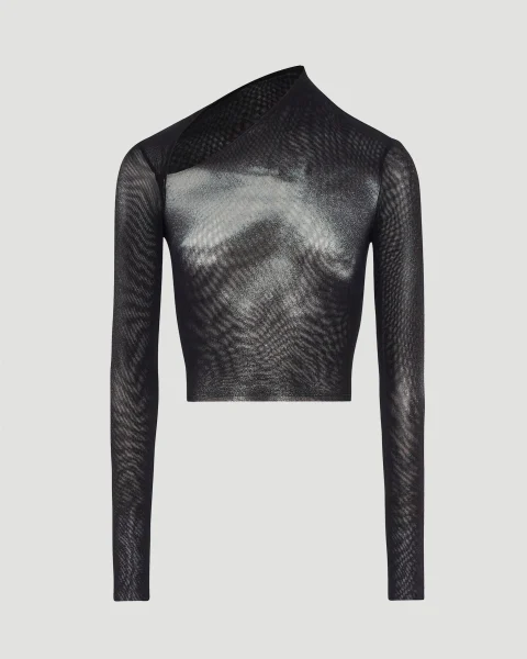 The Silver Body Dust Crop Top