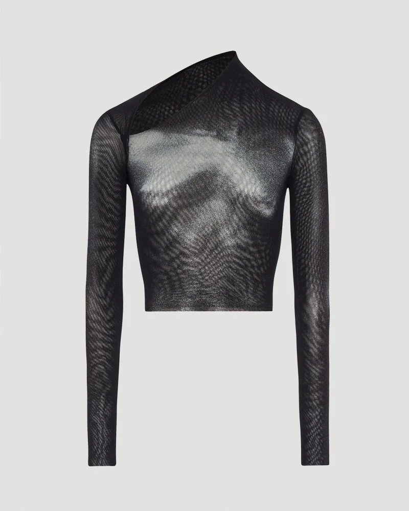 The Silver Body Dust Crop Top