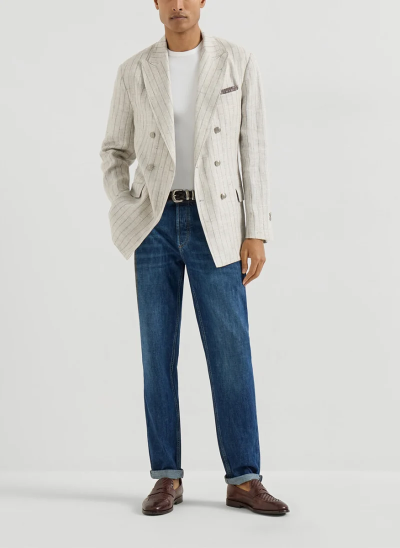 Деним 'Traditional fit' Brunello Cucinelli — снимка 5