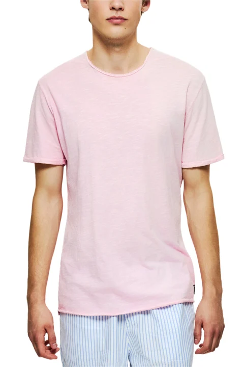 T-Shirt The Roundneck Detailed DLMT000644 bubblegum