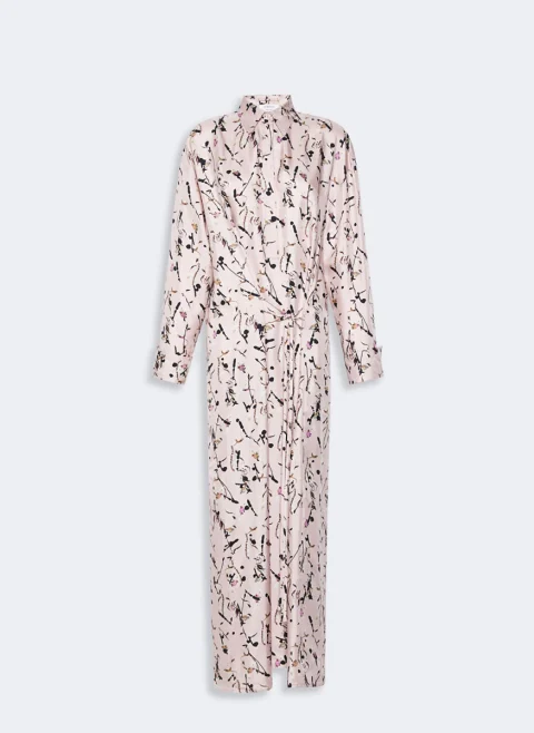 Дълга копринена рокля Sportmax Spxgleba