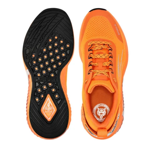Мъжки оранжеви маратонки Speed-X PLEIN SPORT — снимка 6