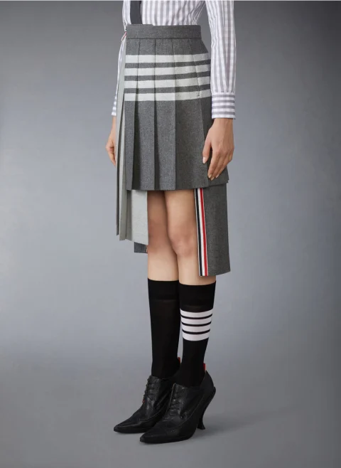 Плисирана пола 'Multi-layer' Thom Browne — снимка 2