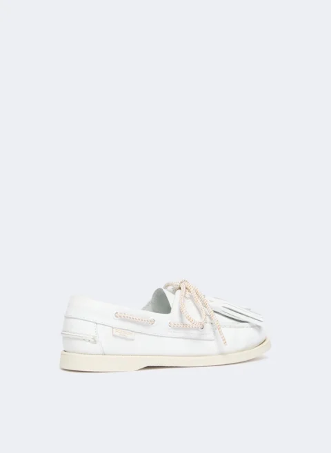 Кожени мокасини 'Boat' Weekend Max Mara Wkadockside2 — снимка 10
