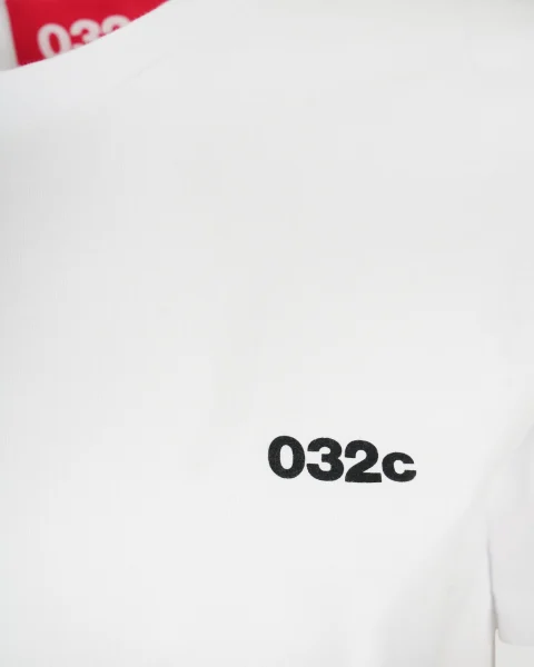 Logo T-Shirt in White Cotton — снимка 3