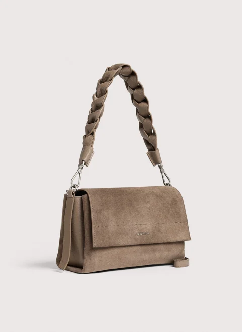 Велурена чанта Coccinelle Boheme Small — снимка 6
