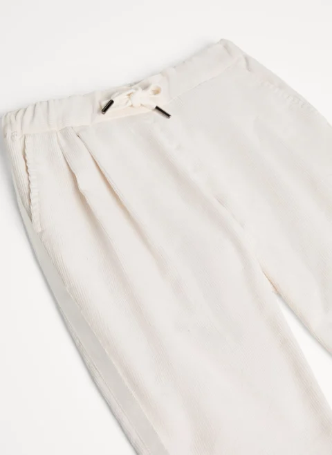 Панталон с връзки Brunello Cucinelli Kids 8-10 — снимка 3