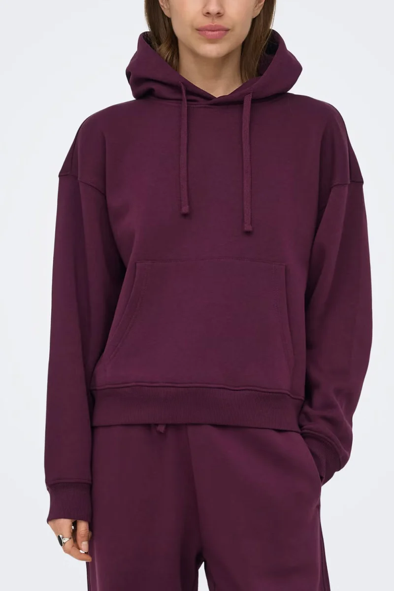 Суичър Onlbest L/S Hood 15338730 19-1718 TCX fig — снимка 2