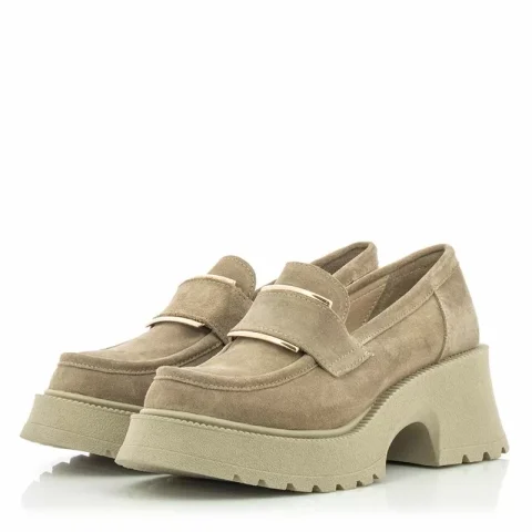Дамски Лоуфър CARLO FABIANI – 252-33604 BEIGE — снимка 3