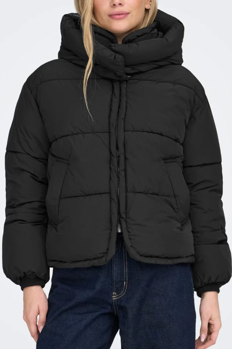 Яке Onlcornelia Puffer 15366705 C-N10 black — снимка 2