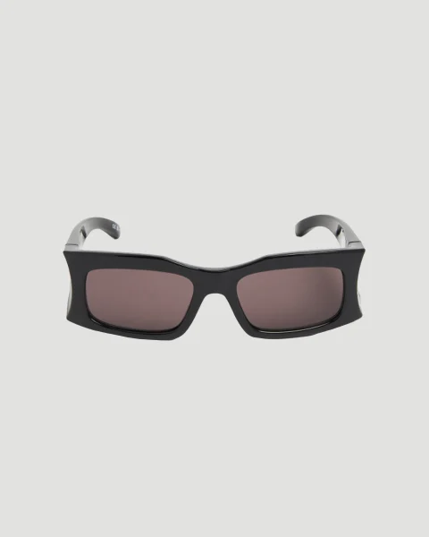 Max Rectangle Sunglasses in Black