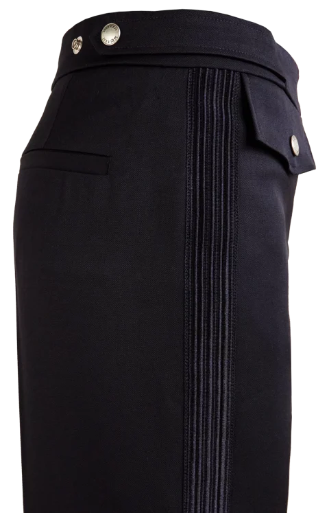Navy Wool Pants — снимка 2