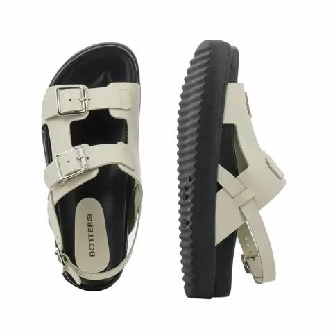 Дамски Равни Сандали BOTTERO – 366604 OFF WHITE — снимка 5