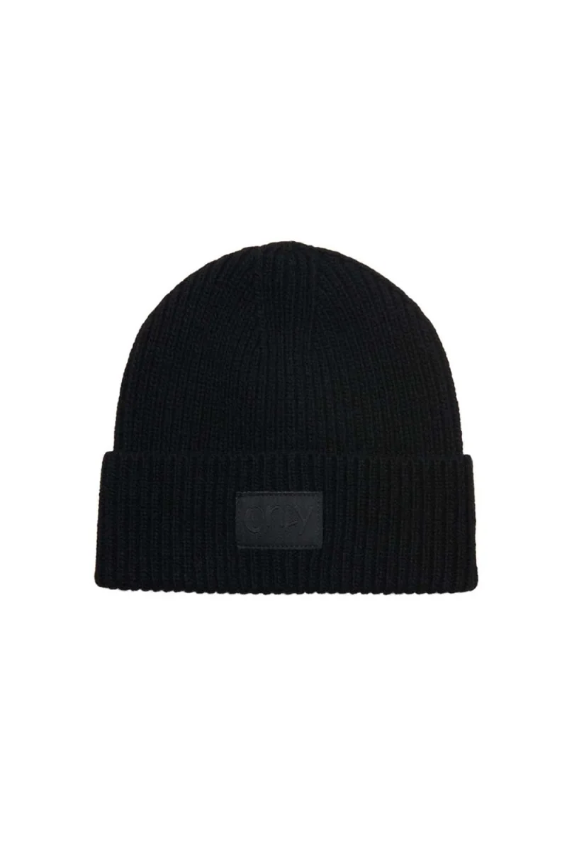 шапка Onlria Wool Rib Beanie Acc 15270052 C-N10 Black