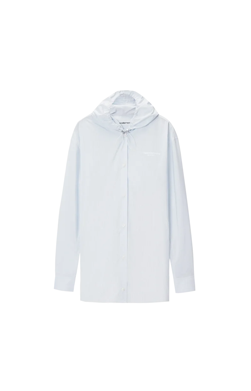 Striped Drawstring Shirt