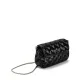 Дамска черна чанта с пайети Agnes Sequin Ermanno Firenze — снимка 3