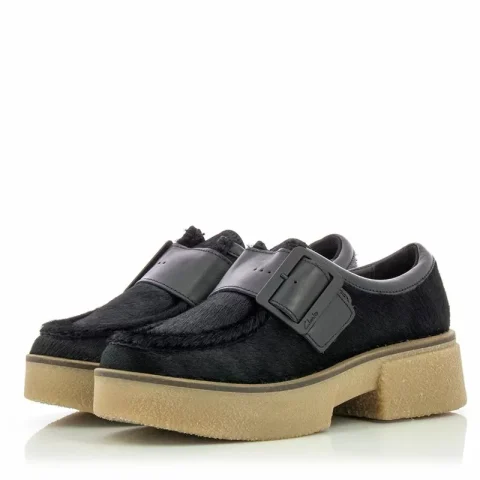 Дамски Ежедневни CLARKS – 26178678 LINOSO MONK BLACK — снимка 2