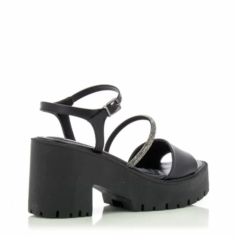 Дамски Сандали На Ток RAMARIM – 2354225 BLACK/GRAPHITE — снимка 2