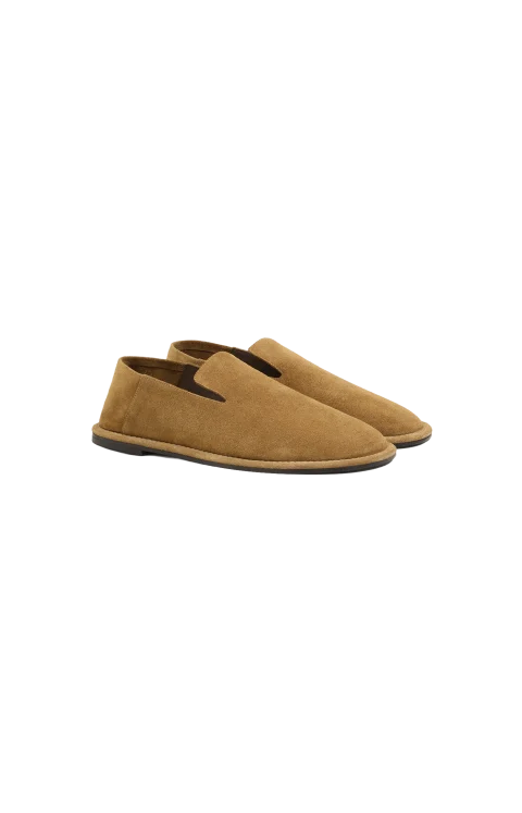 Brown Cow Leather Midi Slippers — снимка 2