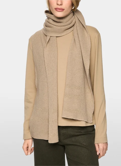 Шал от вълна и кашмир Marc Cain Collections — снимка 3
