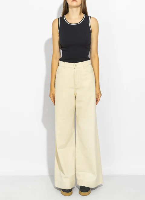 Рипсен топ Weekend Max Mara Wkdtaro — снимка 2