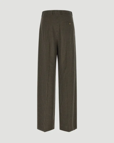 Large Tailored Pants in Khaki/brown — снимка 3