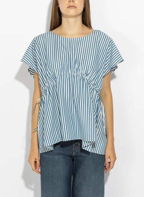 Блуза от памучен поплин Weekend Max Mara Wkdpanda — снимка 2