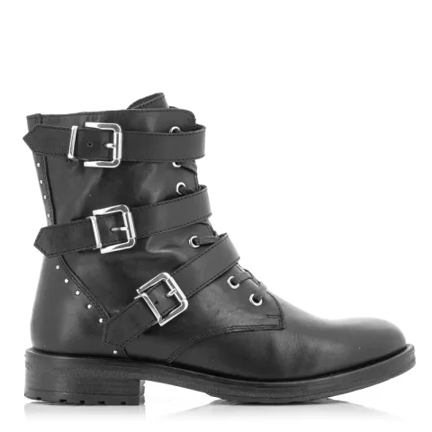Дамски Равни Боти CARLO FABIANI – TOP 141 BLACK LEATHER