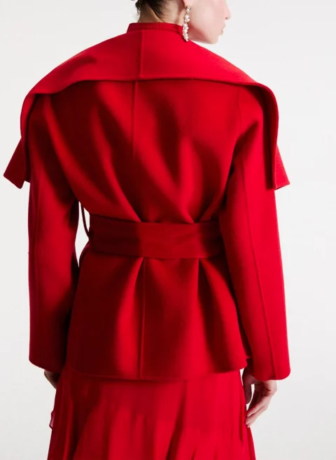 Късо палто от вълна 'Robe-style' Marella Mllpulcinorobe-style — снимка 6