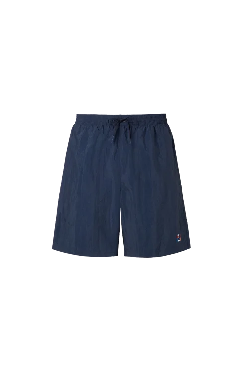 Dark Blue Nylon Swim Shorts