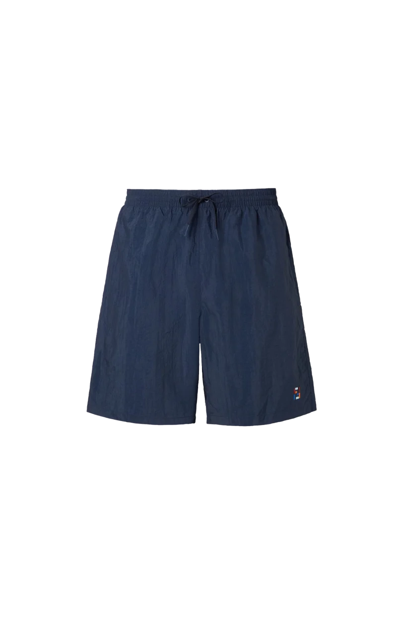 Dark Blue Nylon Swim Shorts