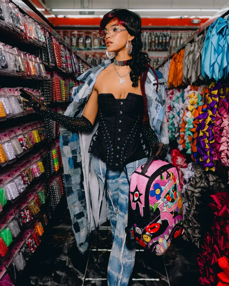 Раница WTF PUNK ROCK CHICK BACKPACK — снимка 8