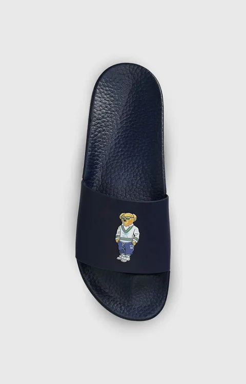 Плажни чехли с Polo Bear принт — снимка 4