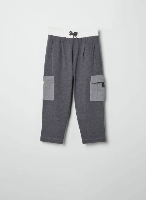 Спортен панталон 'Cargo' Brunello Cucinelli Kids