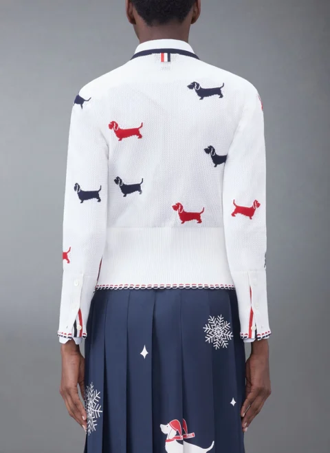 Жилетка от фино плетиво 'Hector' Thom Browne — снимка 3