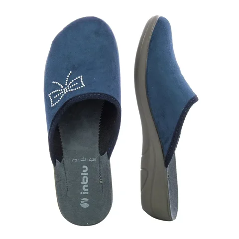 Дамски Домашни Чехли INBLU – 5D000023 5D 004 BLUE — снимка 5