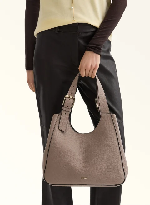 Чанта Furla Dora Cachemire Gray M — снимка 6